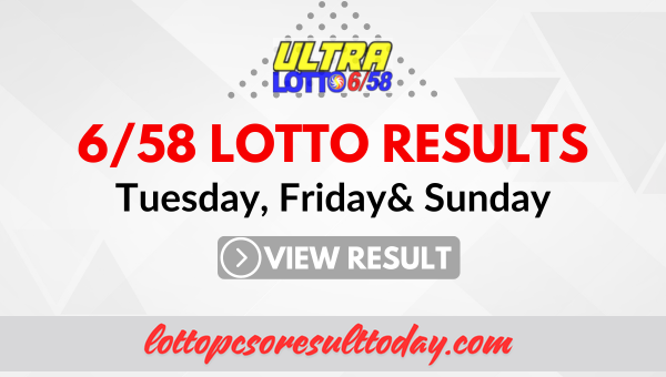6/58 Results Today